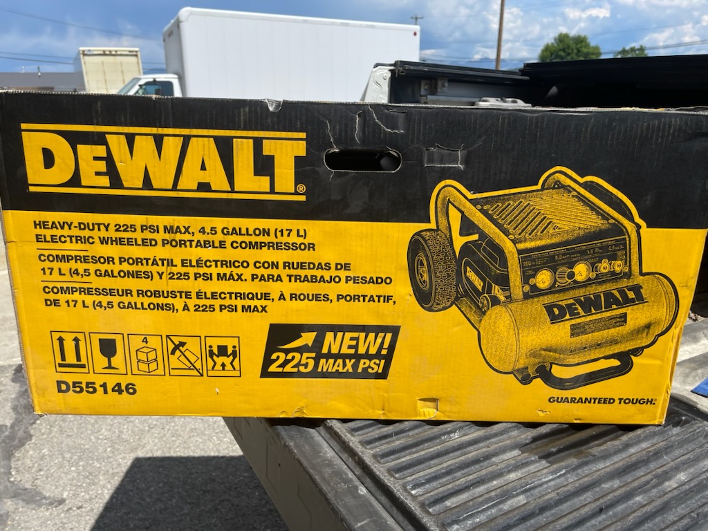 Robert Mason: Dewalt Air Compressor